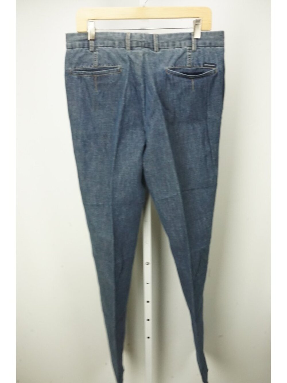 Burberry London Blue Linen Blend Mens Jeans Pants Sz 50 EU BRAND NEW - Picture 4 of 8